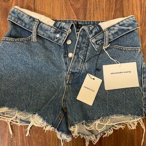 Alexander Wang Bite Flip - Deep Blue with Embroidery